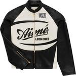 Куртка Aimé Leon Dore Leather Café Racer Jacket 'Jet Black', черный - фото 2