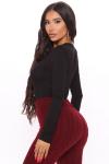 Боди Fashion Nova T10034BDS, черный - фото 4