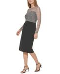 Юбка-карандаш без застежек DKNY, черный - фото 5