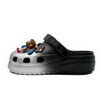 OUBT Мультяшные 3D кроксы Unisex Gradient Silver - фото