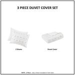 Набор жаккардовых пододеяльников Intelligent Design Vera Clip, черный - фото 3