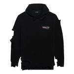 Худи Balenciaga Political Campaign Destroyed Hoodie 'Black', черный - фото