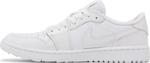 Бутсы Air Jordan 1 Low Golf White Crocodile, белый - фото 3