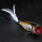 Воблер Popper WXM PPR 65 F коричневая спинка CAPERLAN, коричневый - фото 3