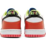 Кроссовки Nike Dunk Low GS, белый/красный/мультиколор - фото 3