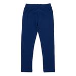 Детские леггинсы Boho однотонные Leveret, темно-синий - фото