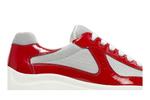 Кроссовки Prada America s CupRed Silver Patent, красный - фото 2