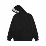 Толстовка с капюшоном A Bathing APE Ape Head Now на молнии Aape, серый - фото 3