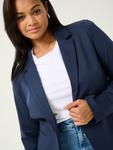 Блейзер KAFFE CURVE KC Jenna, темно-синий - фото 5