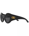 Женские солнцезащитные очки, BB0256S Balenciaga, черный - фото 5