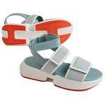 Сандалии женские Hermès Geek Beach, зеленый / белый - фото 5