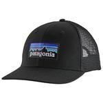 Кепка Patagonia P 6 Logo Trucker Hat, черный - фото