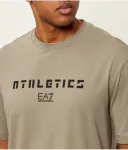 Футболка regular fit Ea7, бежевый - фото 4