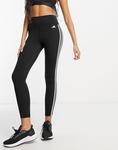 Черные леггинсы с 3 полосками adidas Training Train Essentials - фото 5