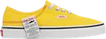 Кроссовки Vans Authentic HC DIY - Lemon Chrome, желтый - фото