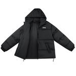 Пуховик Unisex Jeep, Чистый черный - фото