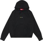 Толстовка Supreme Embossed Logo Hooded Sweatshirt 'Black', черный - фото 2