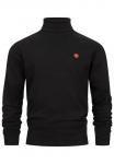 Футболка INDICODE JEANS INGuadalupe Roll neck , Black - фото