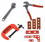 ЯЩИК ДЛЯ ИНСТРУМЕНТОВ, ДРЕЛЯ, НАБОР ДЛЯ ДЕТЕЙ «Сделай сам» bez marki - фото 8