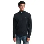 Свитер Gant 8050275 на молнии, черный - фото