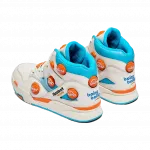 Кроссовки MSCHF x Pump Omni Zone IX, белый/оранжевый - фото 4