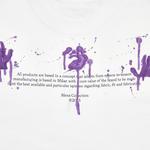 Футболка Off-White Dripped Logo Short-Sleeve Skate Tee 'White/Purple', белый - фото 4