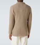 Вязаный кашемировый блейзер Lardini, бежевый - фото 4