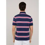 Поло с коротким рукавом Façonnable Large Stripe, синий - фото 2