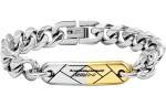 OMTO Браслет Titanium Steel Cuban Chain Unisex Silver - фото 8
