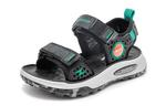 Воин Дышащие Легкие Детские Сандалии Черно-Зеленые - фото 2