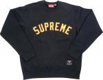 Толстовка Supreme Kanji Logo Crewneck 'Black', черный - фото