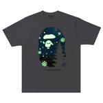 Футболка BAPE Christmas Ape Head Glow In The Dark Tee 'White', белый - фото 3