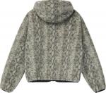 Куртка Stussy Snake Jacquard Sherpa Jacket 'Grey', серый - фото 3