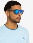 Солнцезащитные очки U.S. Polo Assn. Polarized Sport Rectangular, матовый синий - фото 2