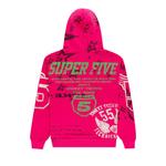 Худи Sp5der Stencil Hoodie, Pink - фото 2
