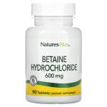 NaturesPlus, Бетаин гидрохлорид (Betaine Hydrochloride), 600 мг, 90 таблеток - фото 2
