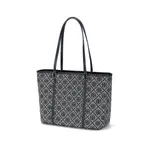 TORY BURCH T Monogram Small Zip Tote Navy - фото 2