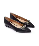 Кожаные балетки Aigner, черный - фото 3