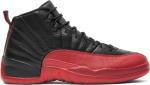 Кроссовки Air Jordan 12 Retro Flu Game 2016, черный - фото