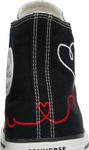 Кроссовки Converse Chuck Taylor All Star High Made with Love - Black, черный - фото 7