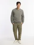 Пуловер U.S. Polo Assn Solid Peached Fleece Crew Neck, серый - фото 2