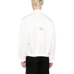 Aape Куртка-бомбер на молнии с нашивкой логотипа, Ivory White - фото 6