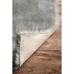 Ковер Cloud Shag Area Rug nuLOOM, 152x213 см, серый - фото 17