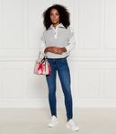 Свитер женский Marc Cain с коротким рукавом и воротником на молнии, серый - фото 2