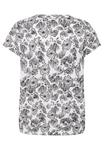 Блуза Kaffe KAHALEY PRINTED , Chalk W. Black Deep Aop/White - фото 6