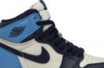 Кроссовки Air Jordan 1 Retro High OG GS Obsidian, синий - фото 2