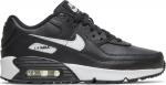 Кроссовки Nike Air Max 90 GS 'Black White', черный - фото