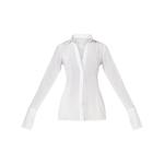 Рубашка PrettyLittleThing Chiffon Fitted, белый - фото