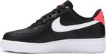 Кроссовки Nike Air Force 1 '07 Low 'Worldwide Pack - Black Flash Crimson', черный - фото 4