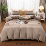 Комплект постельного белья Utopia Bedding, 3 предмета, 200x200/50x75 см, бежевый - фото 3